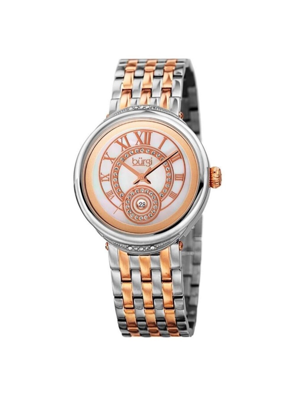 NWT Burgi Quartz Ladies Watch